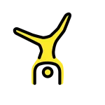 Man Cartwheeling SVG Icon